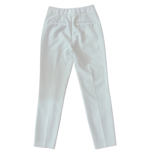 Zara Basic White Trousers - Picture 3 of 8